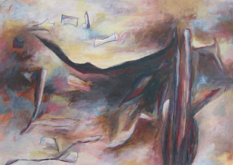 Acryl auf Papier, 70 x 100 cm