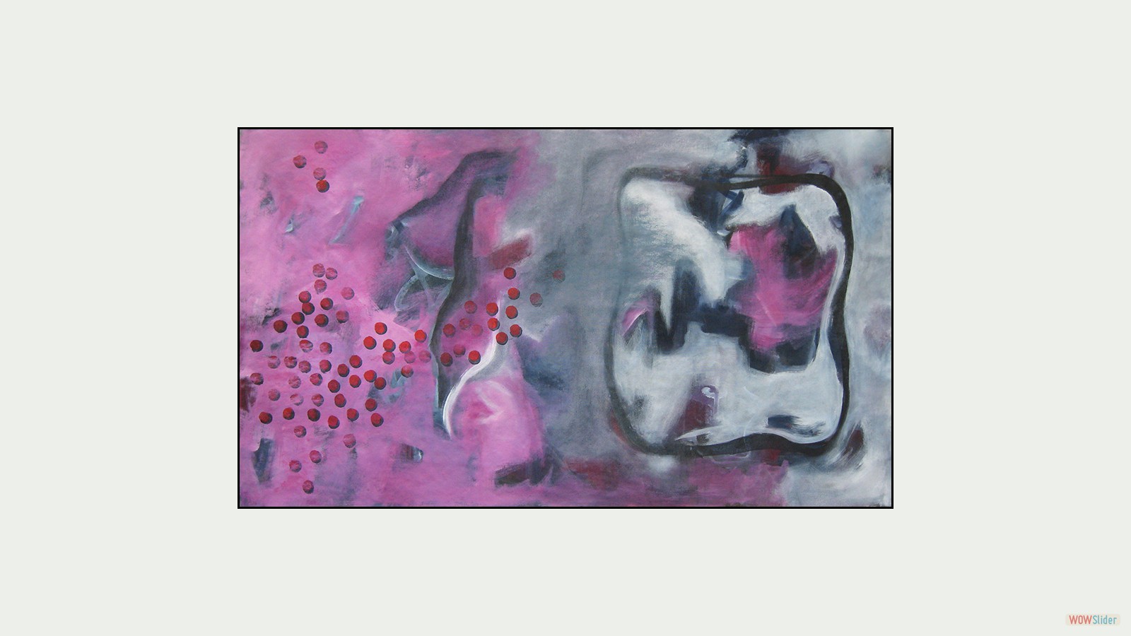 Acryl auf Rohleinen, 75 x 140 cm